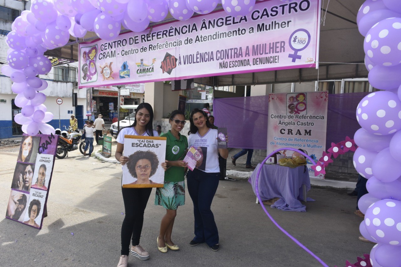 Camacã: II Pit Stop realizado pelo CRAM mobiliza a população no combate a violência contra a mulher

